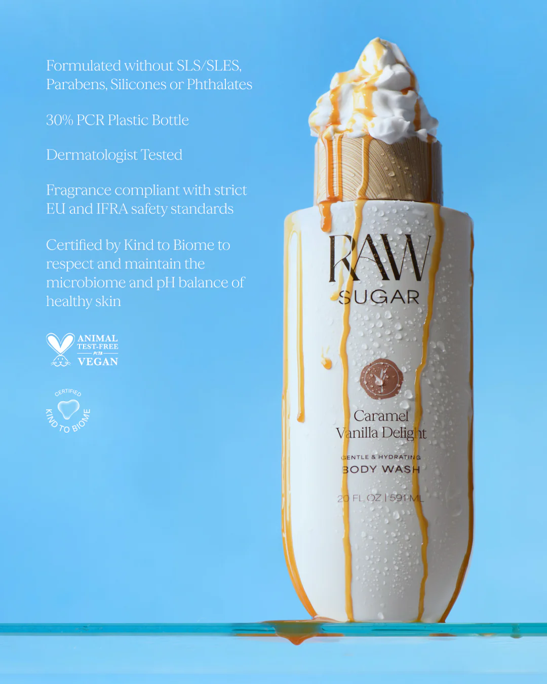 Caramel Vanilla Delight Body Wash | Caramel + Vanilla | 20 fl oz - Image 5