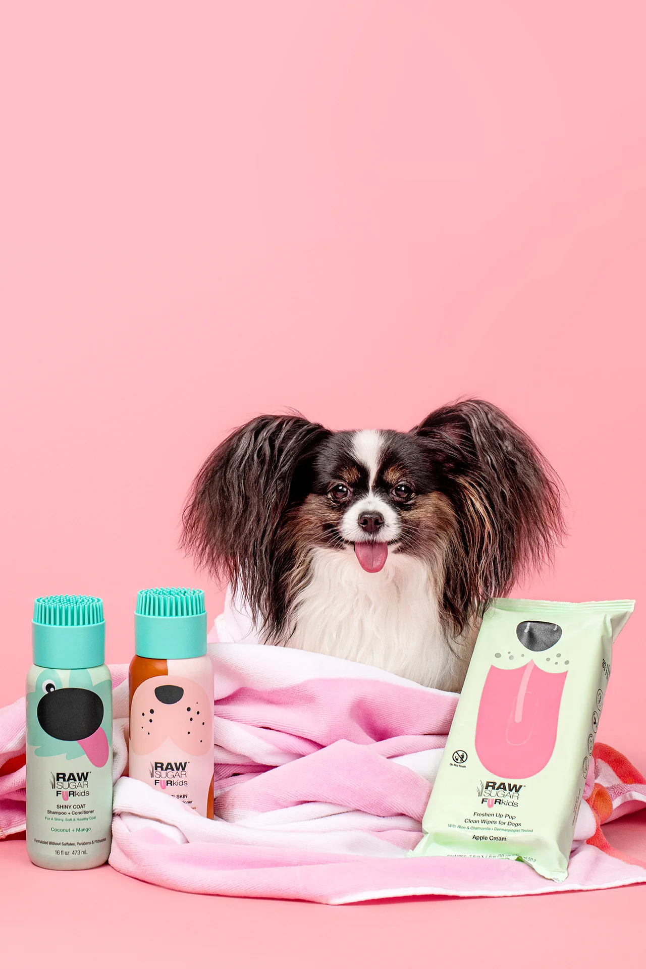 Fur Kids Sensitive Coat Shampoo + Conditioner | Aloe + Oatmeal | 16 oz - Image 3