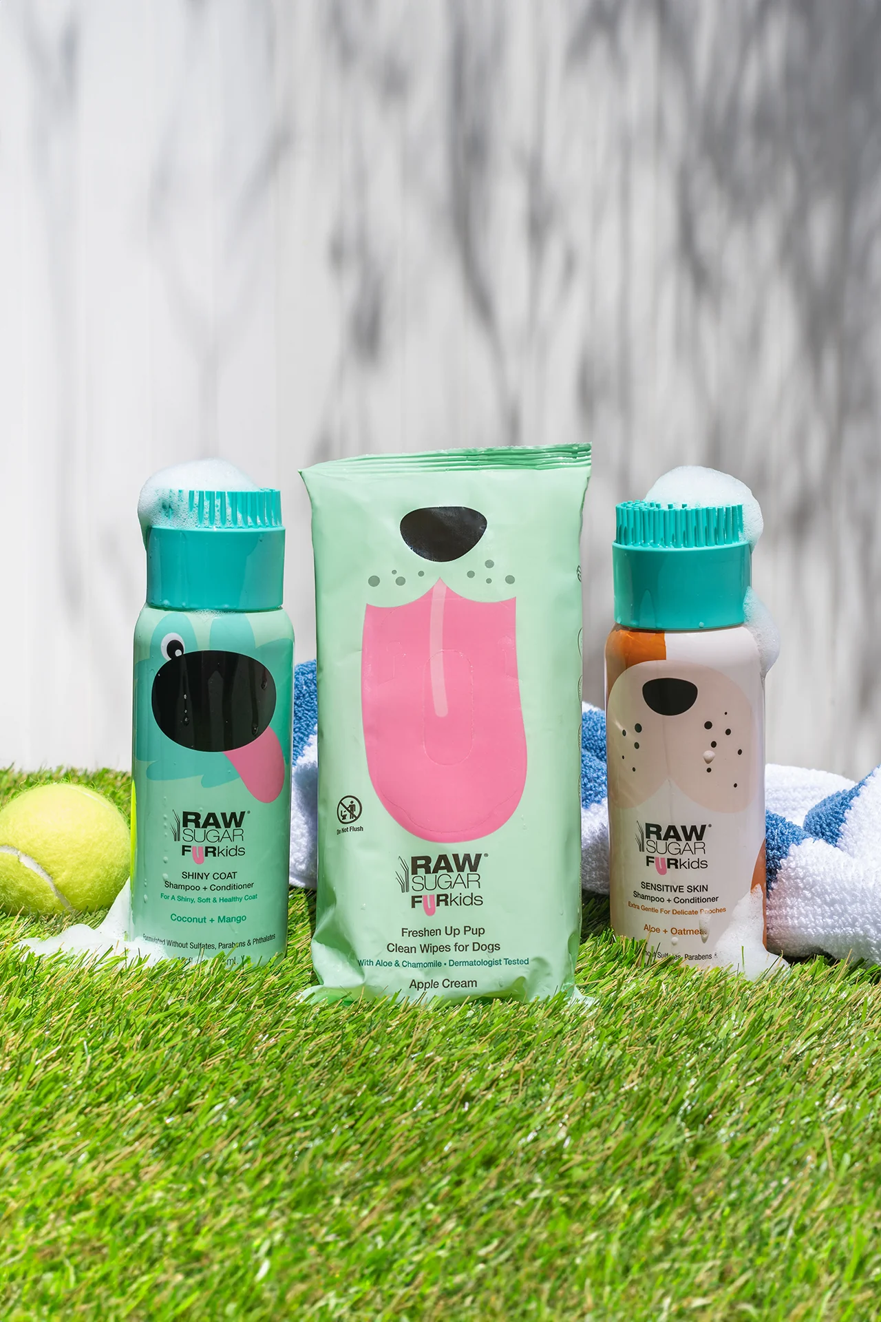 Fur Kids Sensitive Coat Shampoo + Conditioner | Aloe + Oatmeal | 16 oz - Image 9