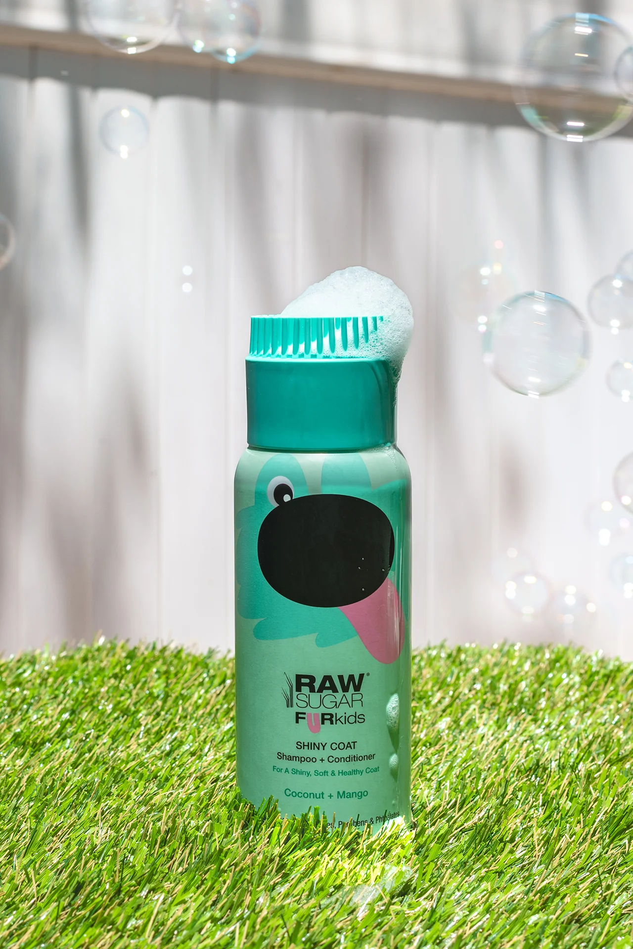 Fur Kids Shiny Coat Shampoo + Conditioner | Coconut + Mango | 16 oz - Image 12