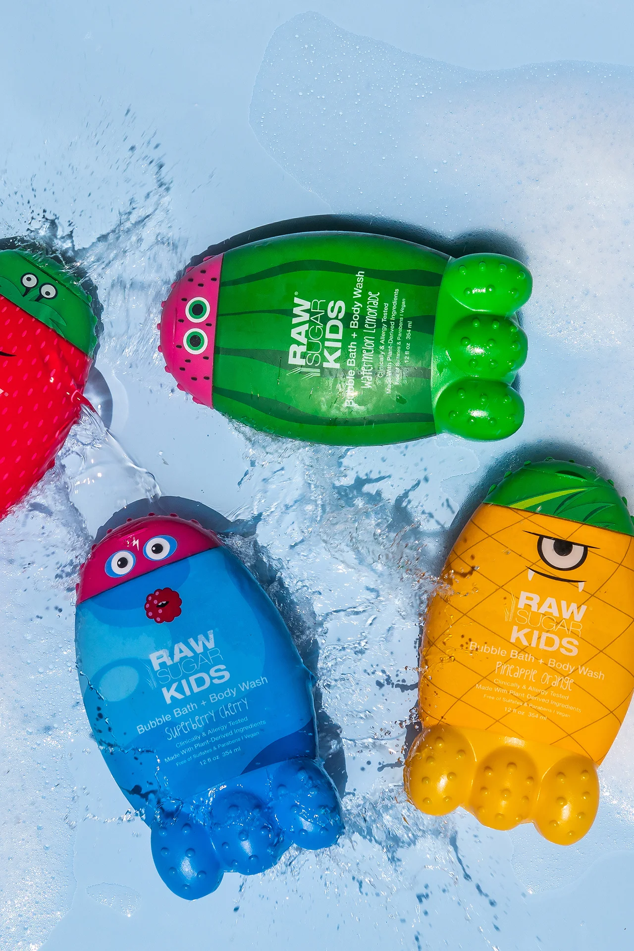 Kids' 2-in-1 Bubble Bath + Body Wash | Superberry Cherry | 12 fl oz - Image 5