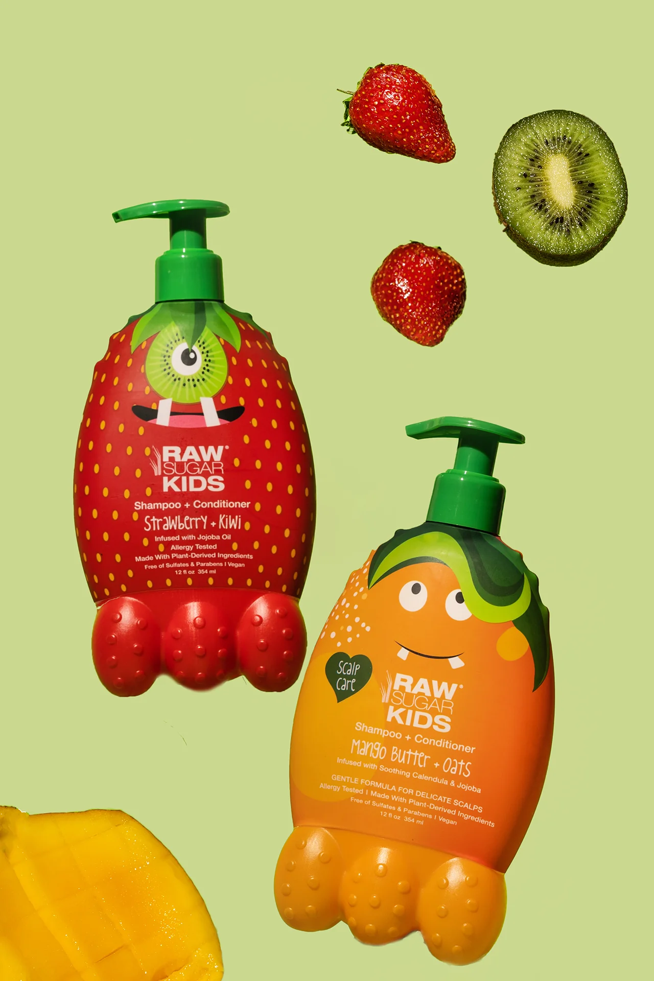 Kids' 2-in-1 Shampoo + Conditioner Scalp Care | Mango Butter + Oats | 12 fl oz - Image 3