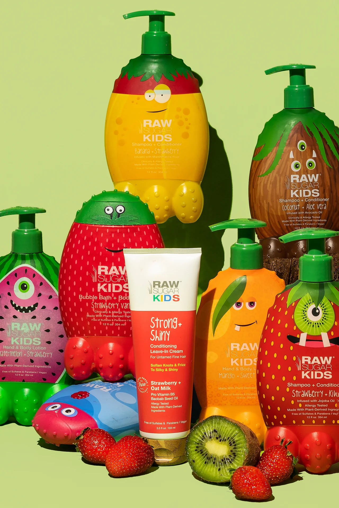 Kids' Strong + Shiny Leave-In Conditioning Cream | Strawberry + Oat Milk | 3.5 fl oz - Image 6