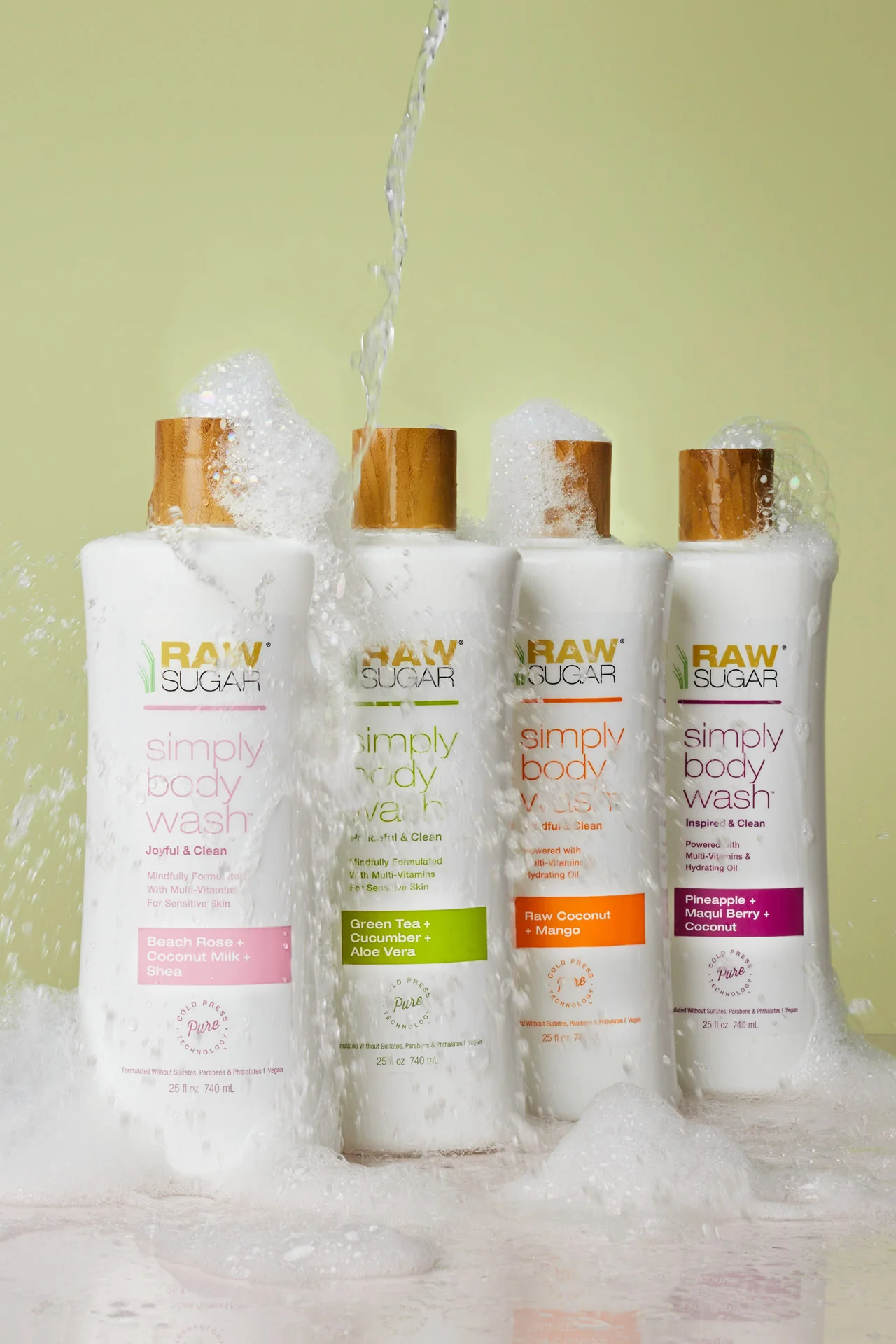 Simply Body Wash | Raw Coconut + Mango | 25 fl oz - Image 3
