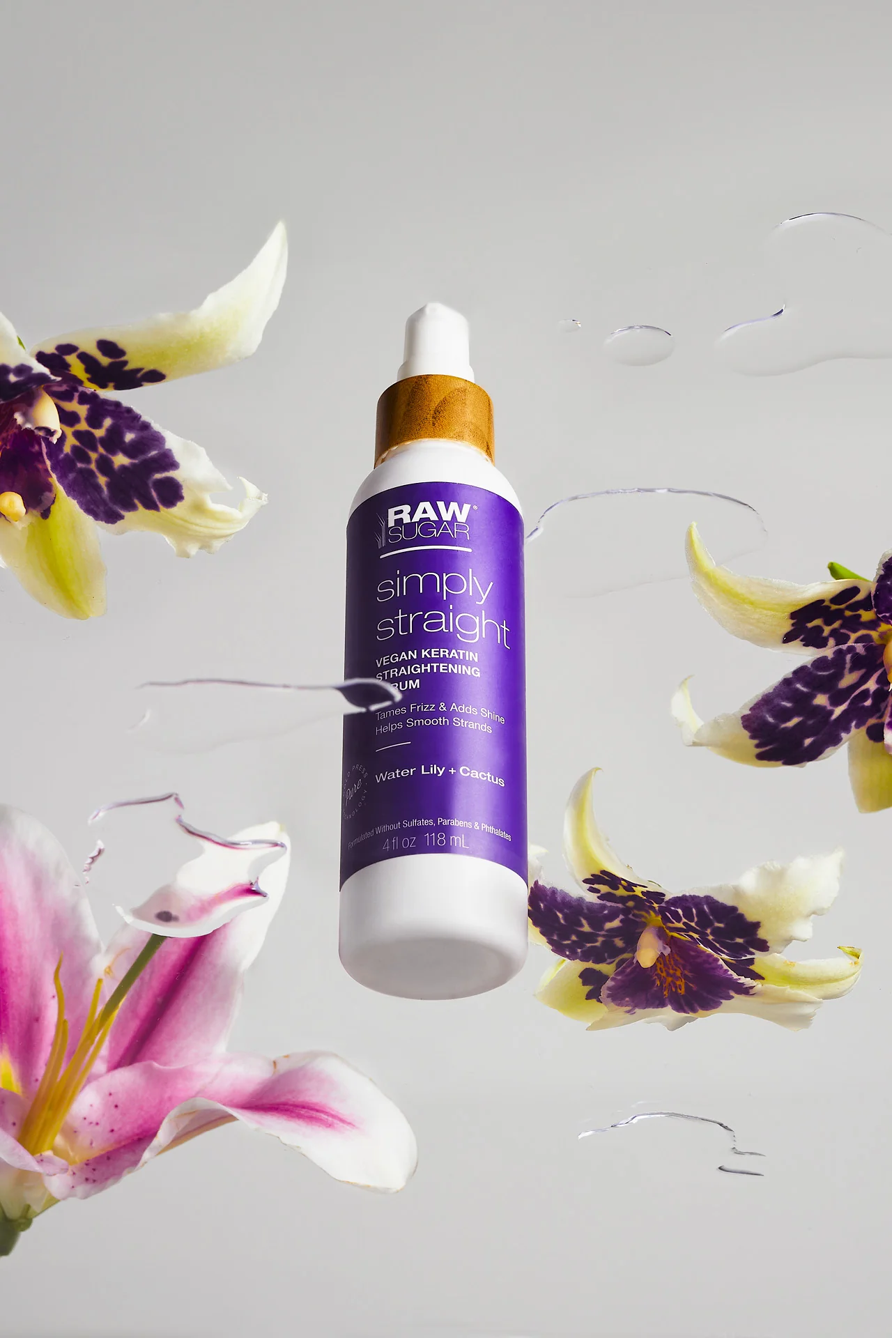 Simply Straight Straightening Serum | Waterlily + Cactus | 4 oz - Image 4