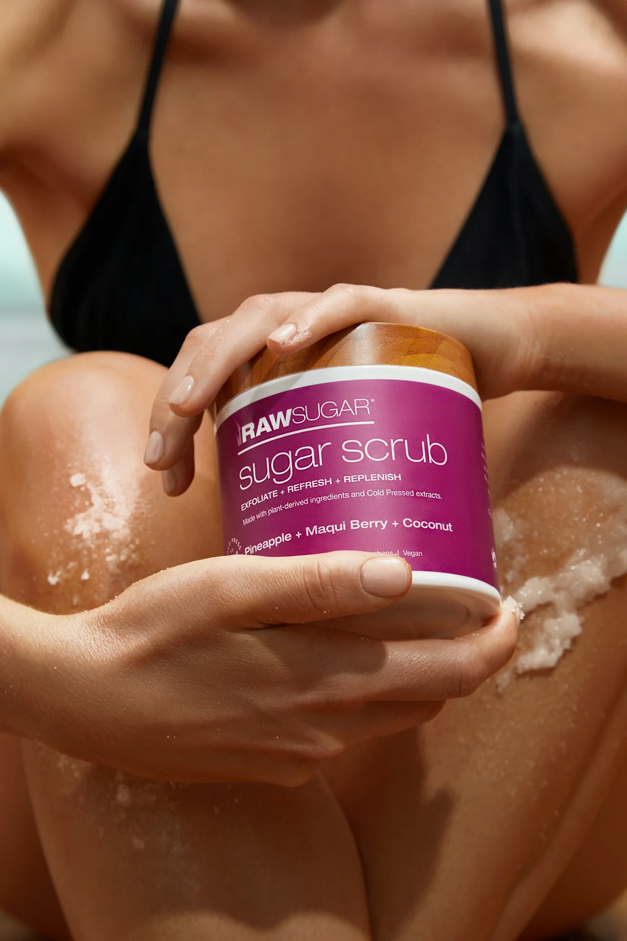 Sugar Scrub | Pineapple + Maqui Berry + Coconut | 15 oz - Image 6