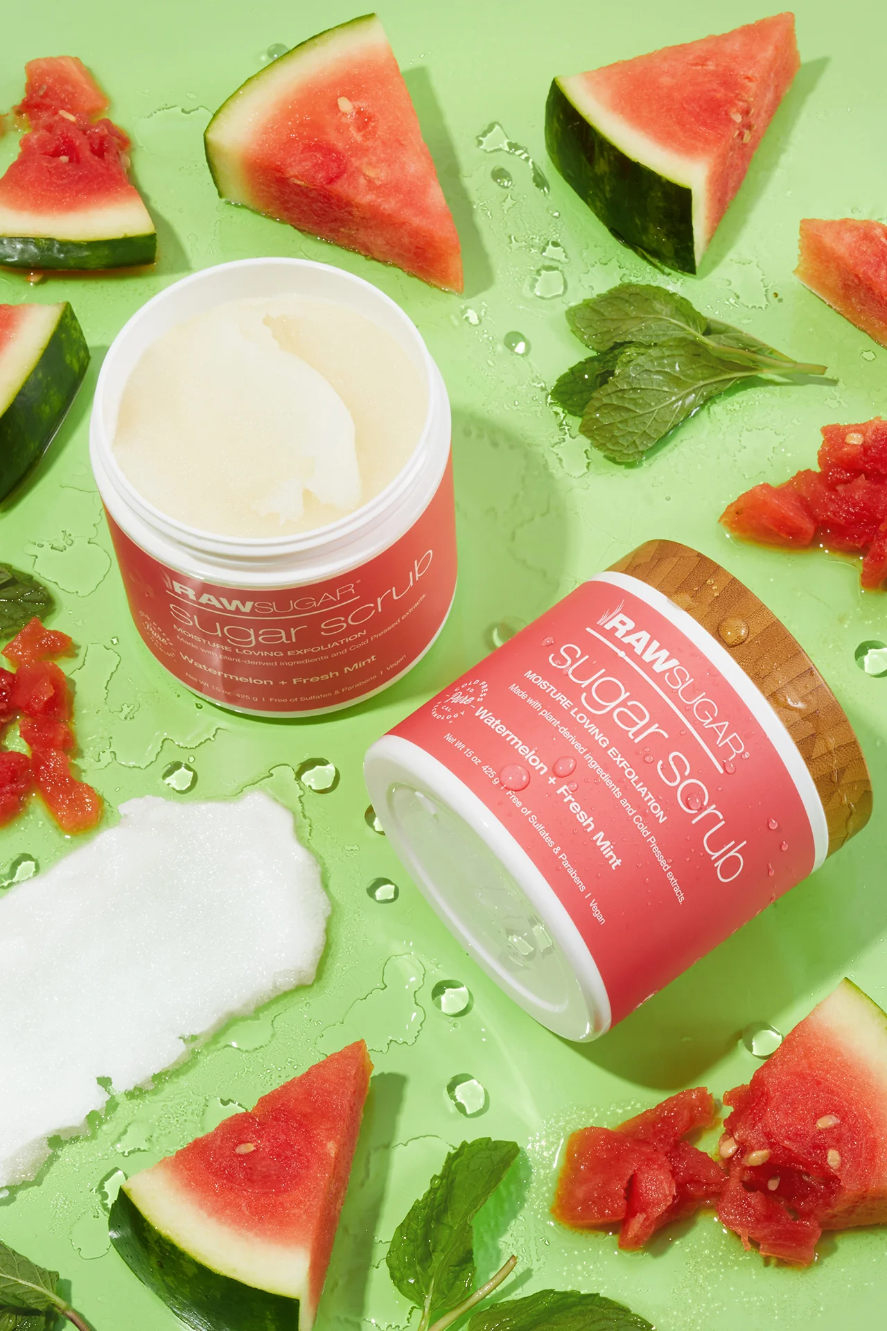 Sugar Scrub | Watermelon + Fresh Mint | 15 oz - Image 5