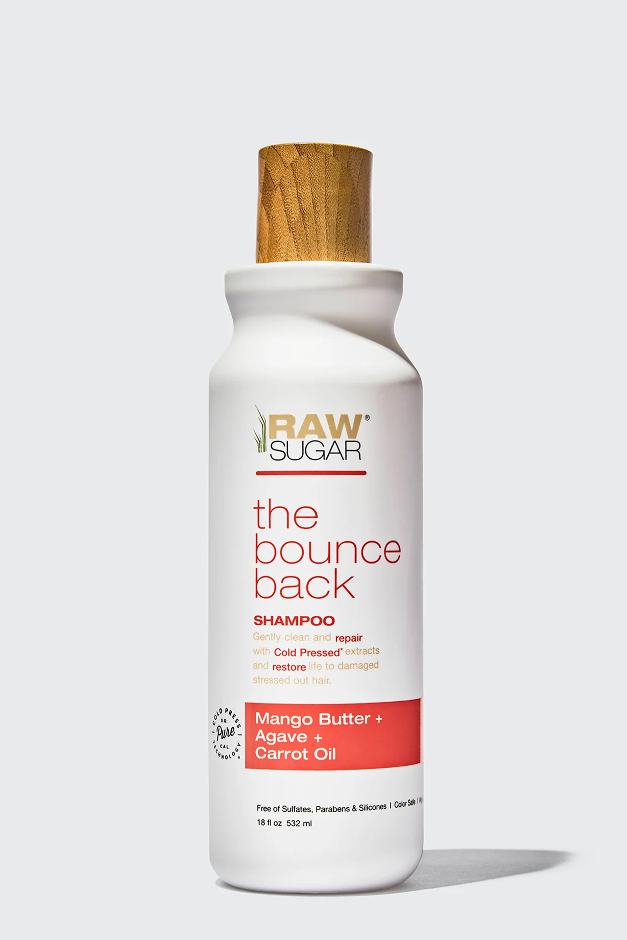 The Bounce Back Shampoo | Mango Butter + Agave + Carrot Oil | 18 fl oz