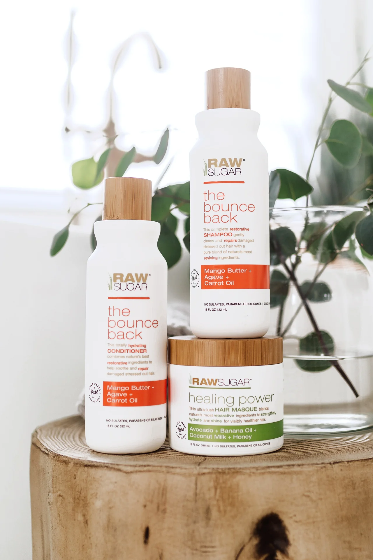The Bounce Back Shampoo | Mango Butter + Agave + Carrot Oil | 18 fl oz - Image 3