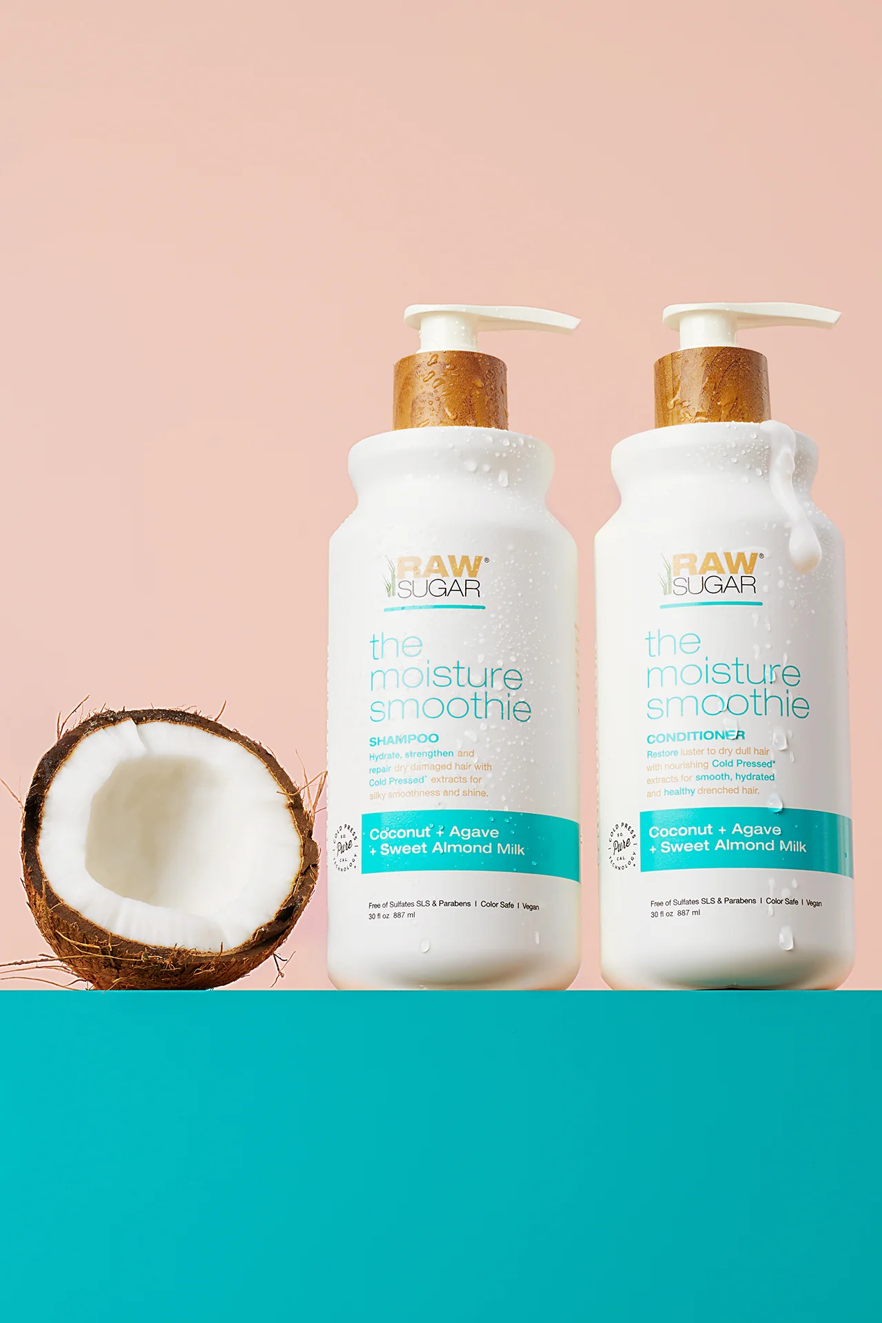 The Moisture Smoothie Conditioner | Coconut + Agave + Sweet Almond Milk | 30 fl oz - Image 7