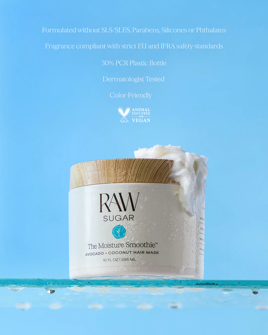 The Moisture Smoothie Hair Mask | Avocado + Coconut | 10 fl oz - Image 4