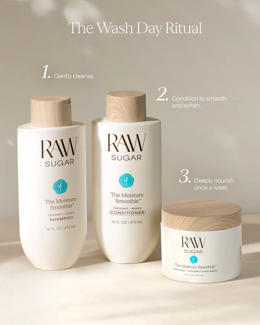 The Moisture Smoothie Shampoo | Coconut + Agave | 16 fl oz - Image 5