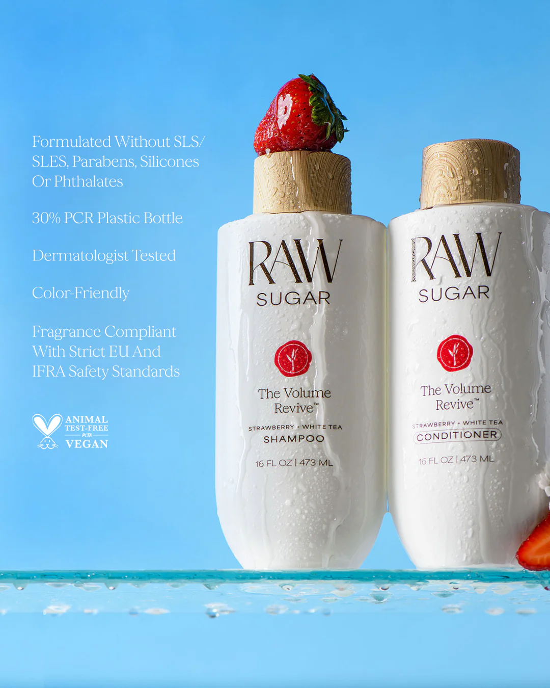 The Volume Revive Conditioner | Strawberry + White Tea | 16 fl oz - Image 4
