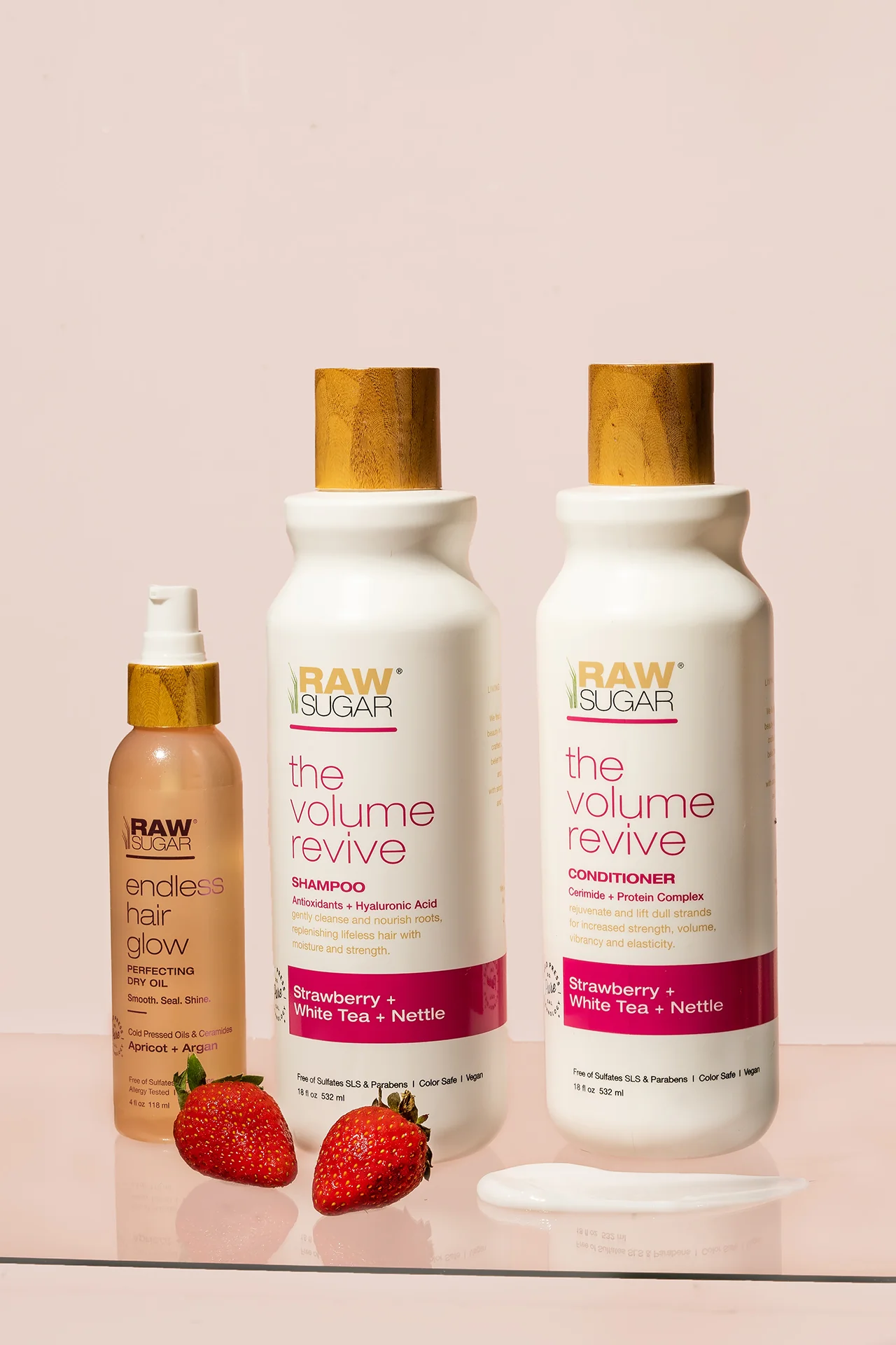 The Volume Revive Shampoo | Strawberry + White Tea + Nettle | 18 fl oz - Image 8